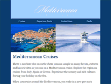 Tablet Screenshot of coolmediterraneancruises.com